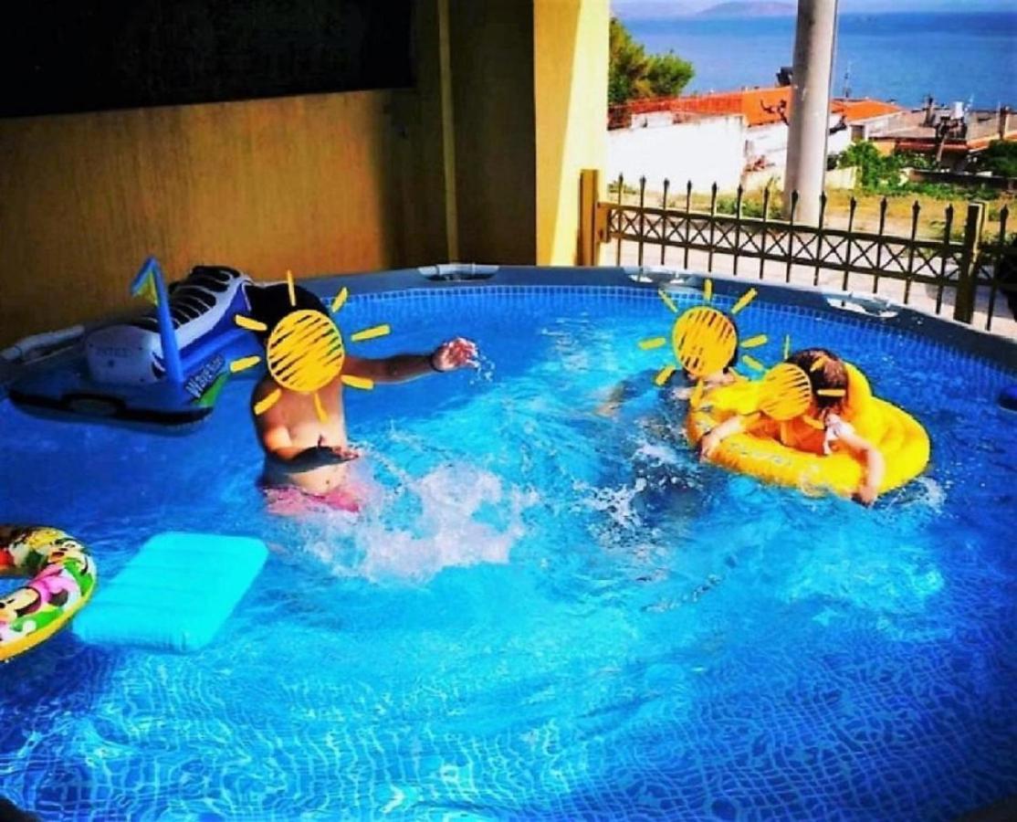 Villa "Eva" - Entire Beachfront Holiday Home - 4S Agia Marina  Екстериор снимка