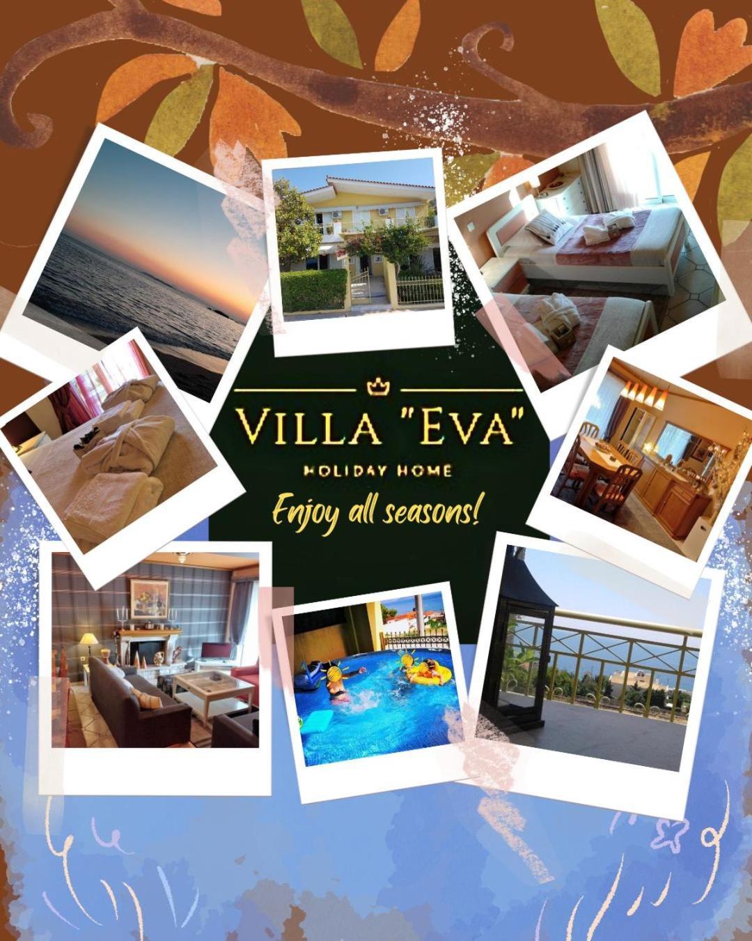 Villa "Eva" - Entire Beachfront Holiday Home - 4S Agia Marina  Екстериор снимка